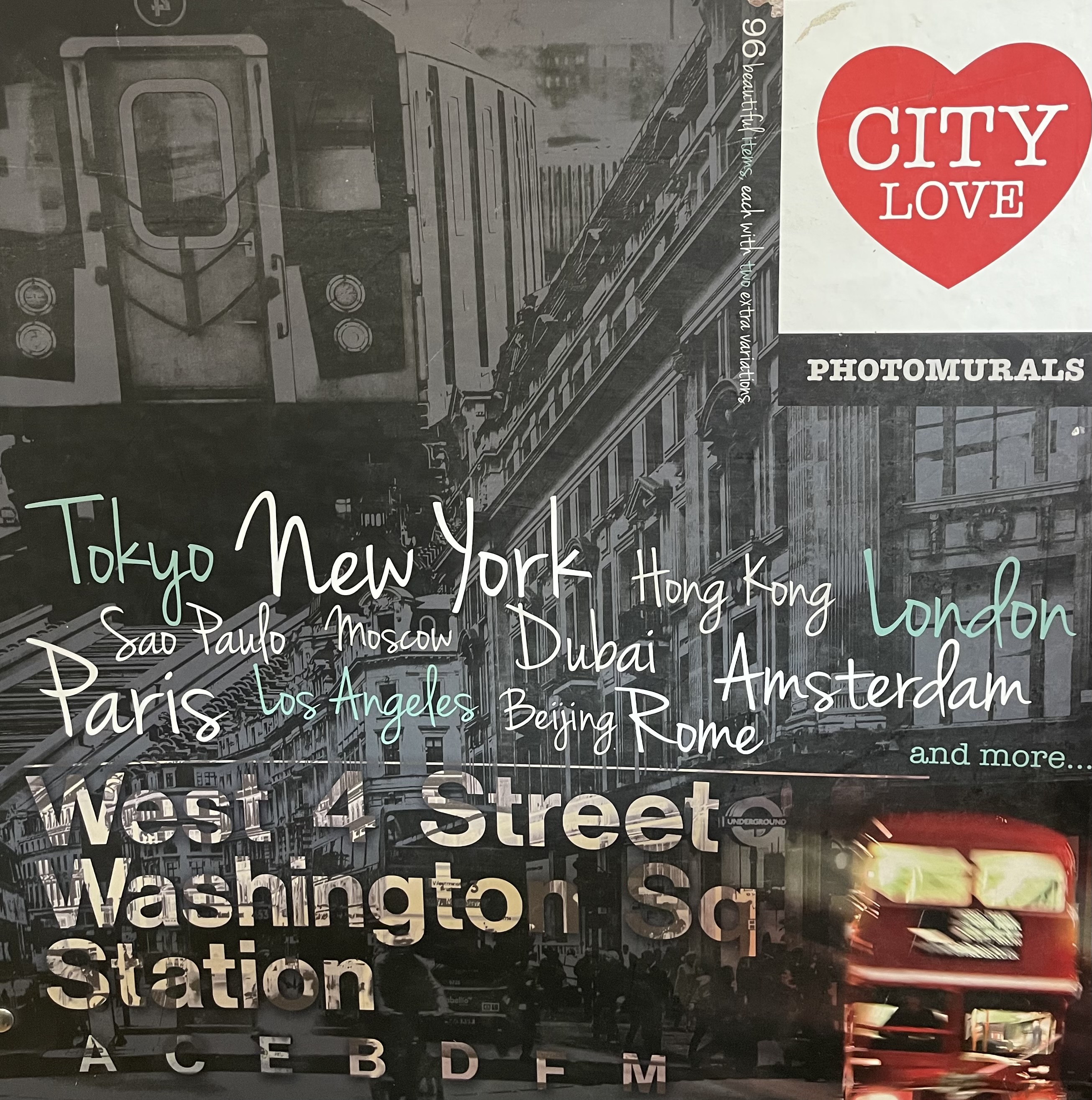 Themes - Brocante - CITY LOVE FOTOBEHANG