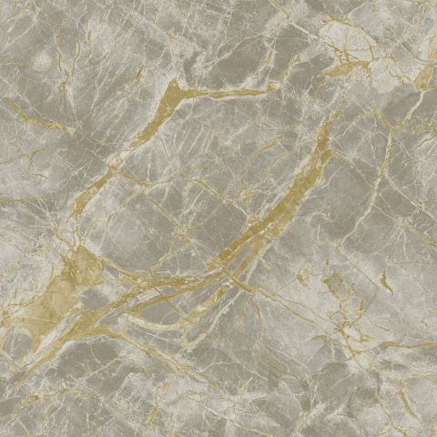 DUTCH WALLCOVERINGS FIRST CLASS ARABESQUE - PORTORO MARBLE GREY GOLD 36283