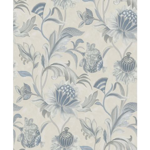 DUTCH WALLCOVERINGS FIRST CLASS ARABESQUE - CECILIA BLEU DOVE 36355