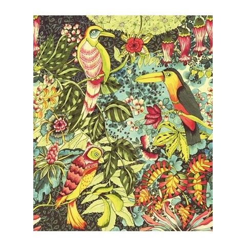 Eijffinger Wallpower Junior - Birds in Paradise Green