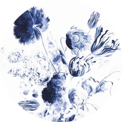 KEK Amsterdam Flora & Fauna Royal Blue Flowers CK-002