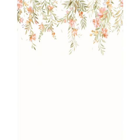 CUTE WALLS FLOWER CASCADE PEACH CW6119-1