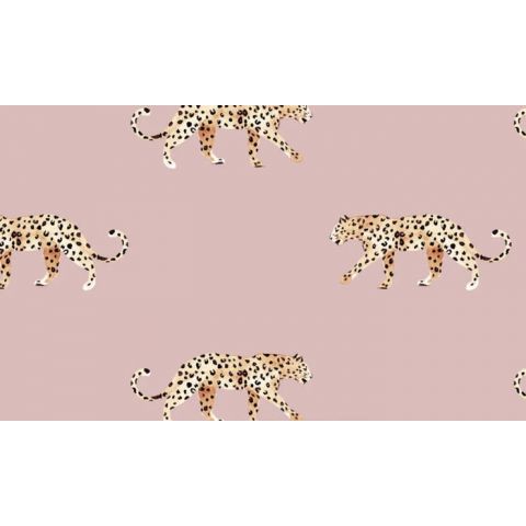 DUTCH WALLCOVERINGS - ANNET WEELINK VOL.1 LEOPARD DUSTY PINK