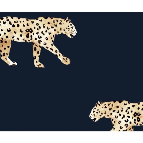 DUTCH WALLCOVERINGS - ANNET WEELINK VOL.1 LEOPARD NAVY