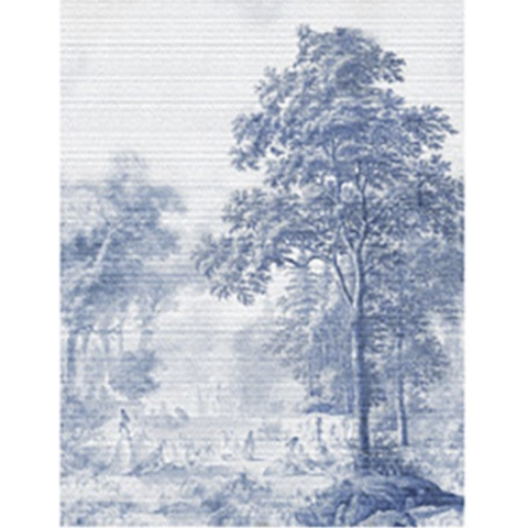 DUTCH WALLCOVERINGS - ANNET WEELINK VOL.1 ROMANTIC GARDEN BLEU "REPEATABLE"