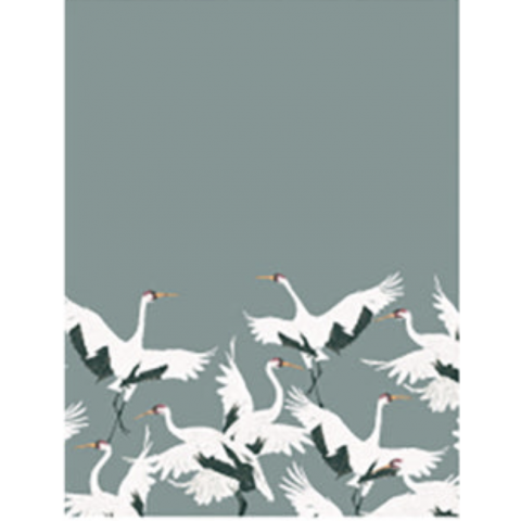 DUTCH WALLCOVERINGS - ANNET WEELINK VOL.1 STORK TEAL "REPEATABLE"