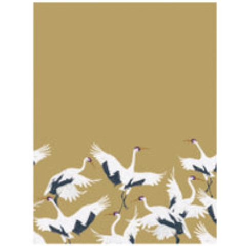 DUTCH WALLCOVERINGS - ANNET WEELINK VOL.1  STORK GOLD "REPEATABLE"